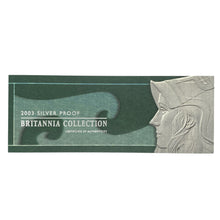 Load image into Gallery viewer, 2003 Silver Proof Britannia Collection

