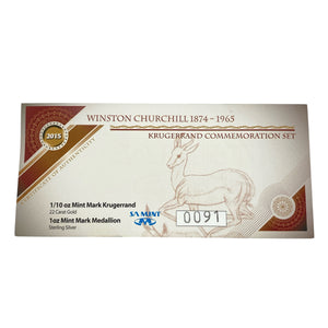 1874 - 1965 Winston Churchill Krugerrand Commemoration Set