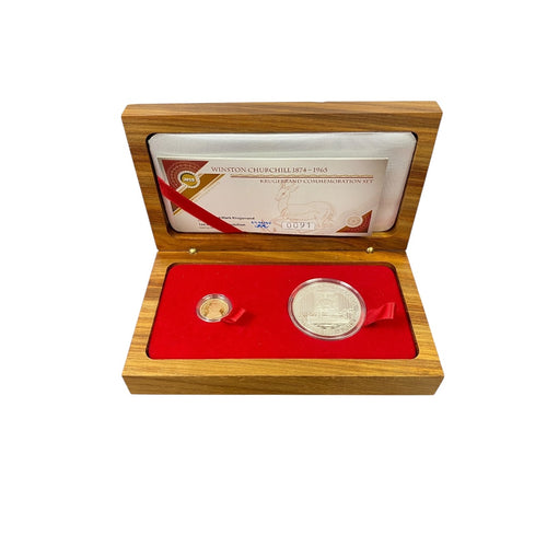 1874 - 1965 Winston Churchill Krugerrand Commemoration Set