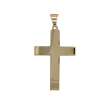 Load image into Gallery viewer, 9ct Gold Plain Large Cross Pendant
