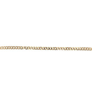 9ct Gold 8.5" Curb Bracelet