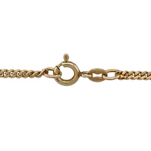 Load image into Gallery viewer, Bring timeless simplicity and everyday elegance to your collection with this pre-owned 9ct yellow gold curb chain—a classic piece with versatile appeal.

Design: The 18&quot; chain features a traditional curb link pattern with a 2mm width, creating a sleek and understated look.
Material: Made from 9-carat yellow gold, the polished finish enhances the warm tone and highlights the classic curb style.
