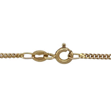 Load image into Gallery viewer, Bring classic simplicity and versatile style to your collection with this pre-owned 9ct yellow gold curb chain—a timeless piece with everyday appeal.

Design: The 25&quot; chain features a traditional curb link pattern with a 1.5mm width, offering a fine and understated look.
Material: Made from 9-carat yellow gold, the polished finish enhances the warm tone and highlights the delicate curb links.
