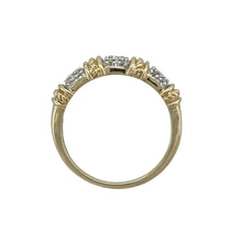 Load image into Gallery viewer, 9ct Gold &amp; Diamond Set Band Ring
