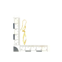 Load image into Gallery viewer, 9ct Gold Swirl Drop Earrings
