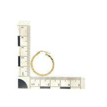 Load image into Gallery viewer, 9ct Gold Twisted Hoop Creole Earrings

