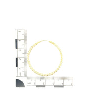 Load image into Gallery viewer, 9ct Gold Twisted Large Hoop Earrings
