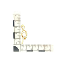 Load image into Gallery viewer, 9ct Gold &amp; Pearl Set Swirl Pendant
