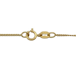 18ct Gold Coin Style 18" Necklace