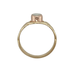 9ct Gold & Opalique Set Clogau Celtic Ring