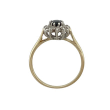 Load image into Gallery viewer, 9ct Gold Diamond &amp; Sapphire Set Cluster Ring
