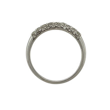 Load image into Gallery viewer, 9ct White Gold &amp; Diamond Set Band Ring
