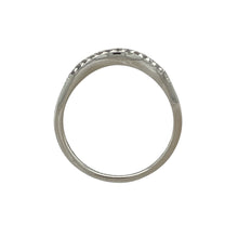 Load image into Gallery viewer, 9ct White Gold &amp; Diamond Set Wishbone Ring
