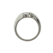 Load image into Gallery viewer, 18ct White Gold &amp; Diamond Set Twist Solitaire Ring
