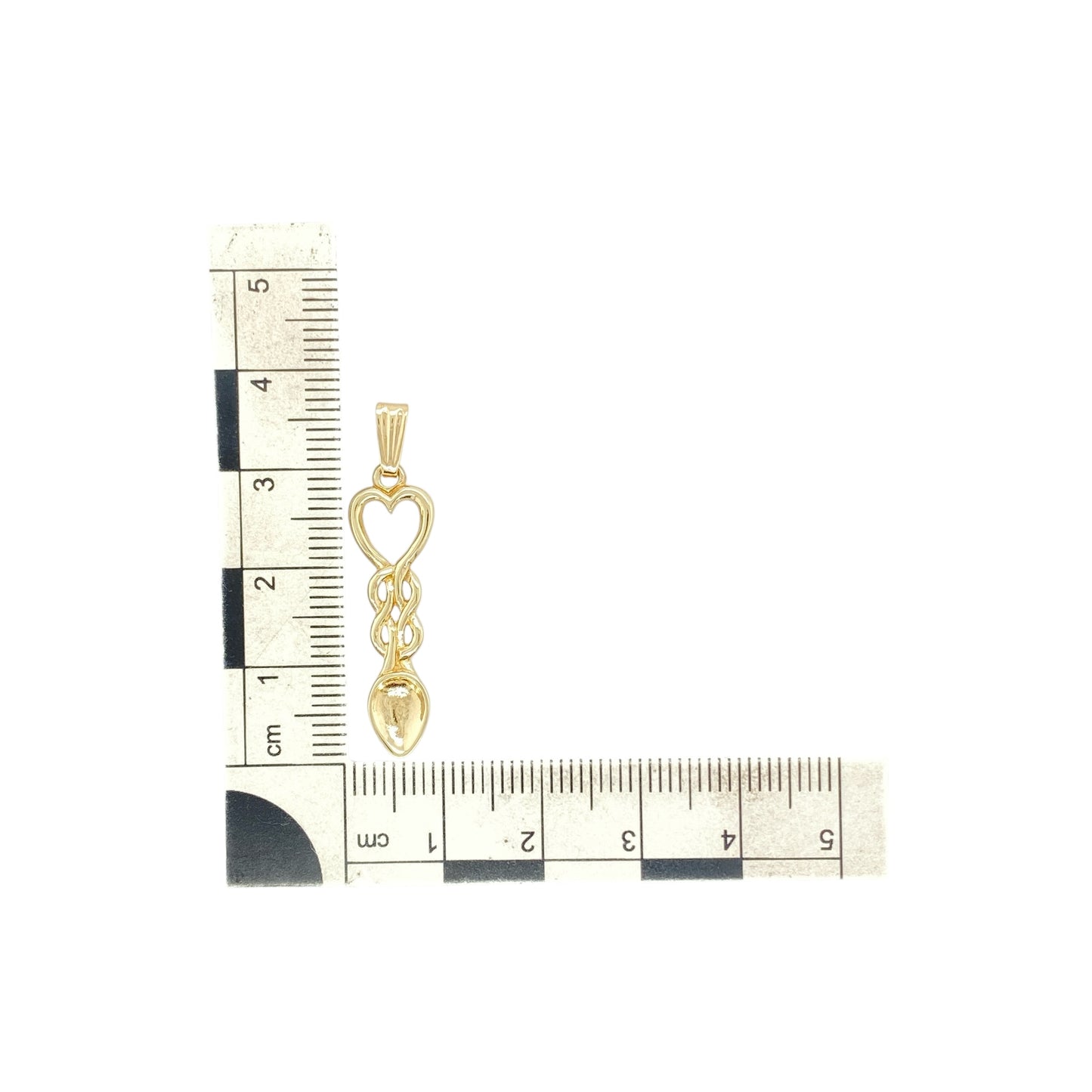 9ct Gold Celtic Knot Lovespoon Pendant