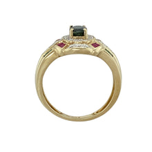 Load image into Gallery viewer, 9ct Gold Diamond &amp; Gemstone Set Dress Ring

