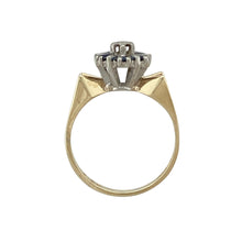 Load image into Gallery viewer, 9ct Gold Diamond &amp; Sapphire Set Cluster Ring
