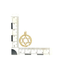 Load image into Gallery viewer, 9ct Gold Patterned Star Pendant
