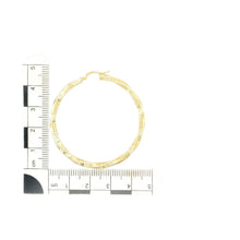 Load image into Gallery viewer, 9ct Gold Twisted Hoop Creole Earrings

