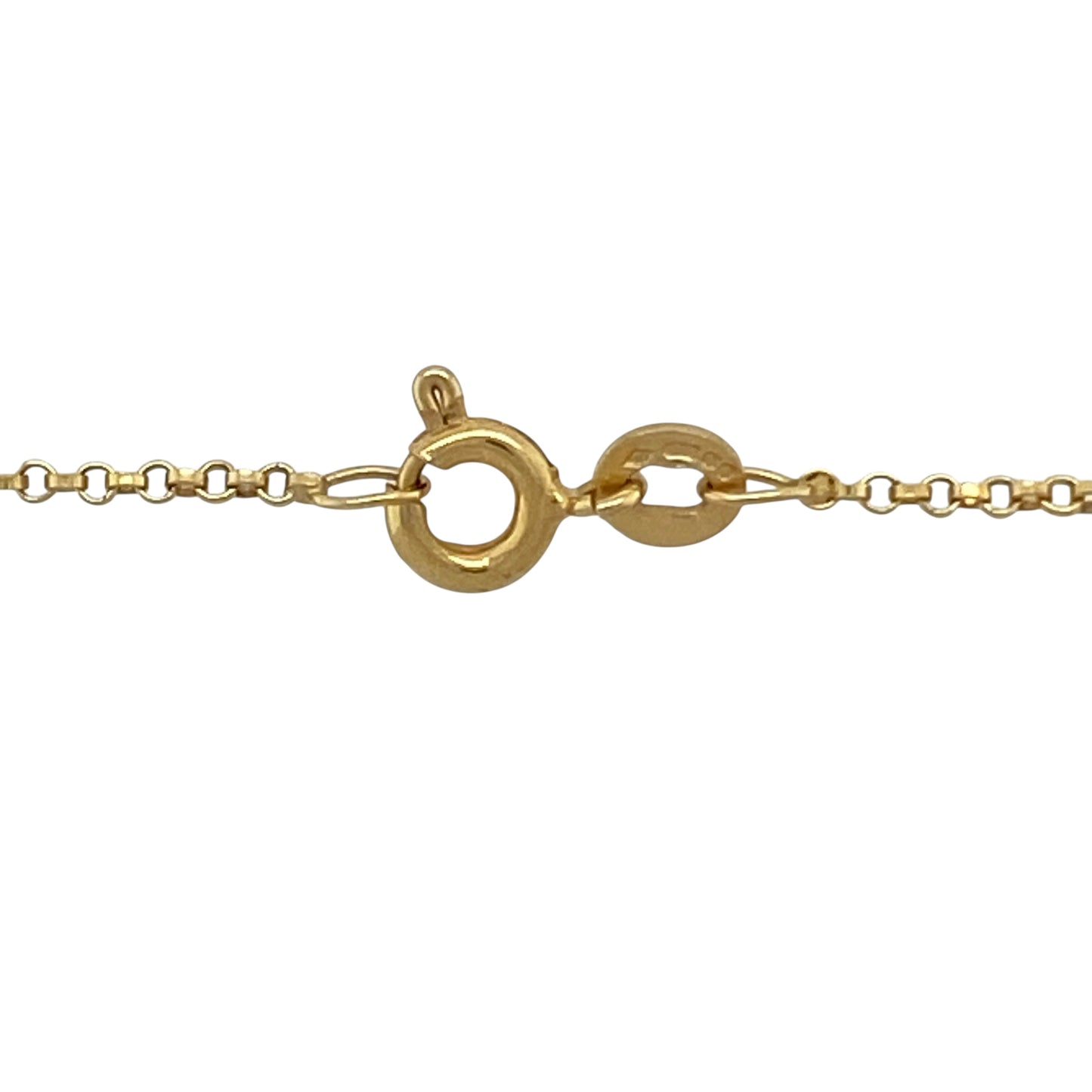 9ct Gold St Christopher 19" Necklace