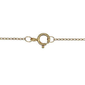 10ct Gold & Cubic Zirconia Set Heart Infinity 18" Necklace