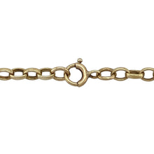 Load image into Gallery viewer, Add classic versatility to your collection with this pre-owned 9ct yellow gold belcher chain, a timeless piece perfect for everyday wear or pairing with a pendant.

Design: The chain measures 19&quot; in length and features traditional 3mm wide belcher links for a refined and durable style.
Material: Made in 9-carat yellow gold, the polished finish enhances the warm tone and smooth texture of the links.
