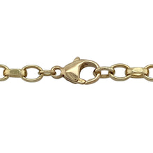 Load image into Gallery viewer, Add classic versatility to your collection with this pre-owned 9ct yellow gold belcher chain, a timeless design with strong presence.

Design: The chain measures 26&quot; in length and features traditional 4mm wide belcher links, offering a bold yet refined style.
Material: Made in 9-carat yellow gold, the polished finish enhances the warm golden tone and smooth link texture.
