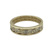 Load image into Gallery viewer, 9ct Gold &amp; Diamond Set Band Ring
