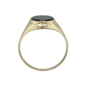 9ct Gold & Onyx Set Oval Signet Ring