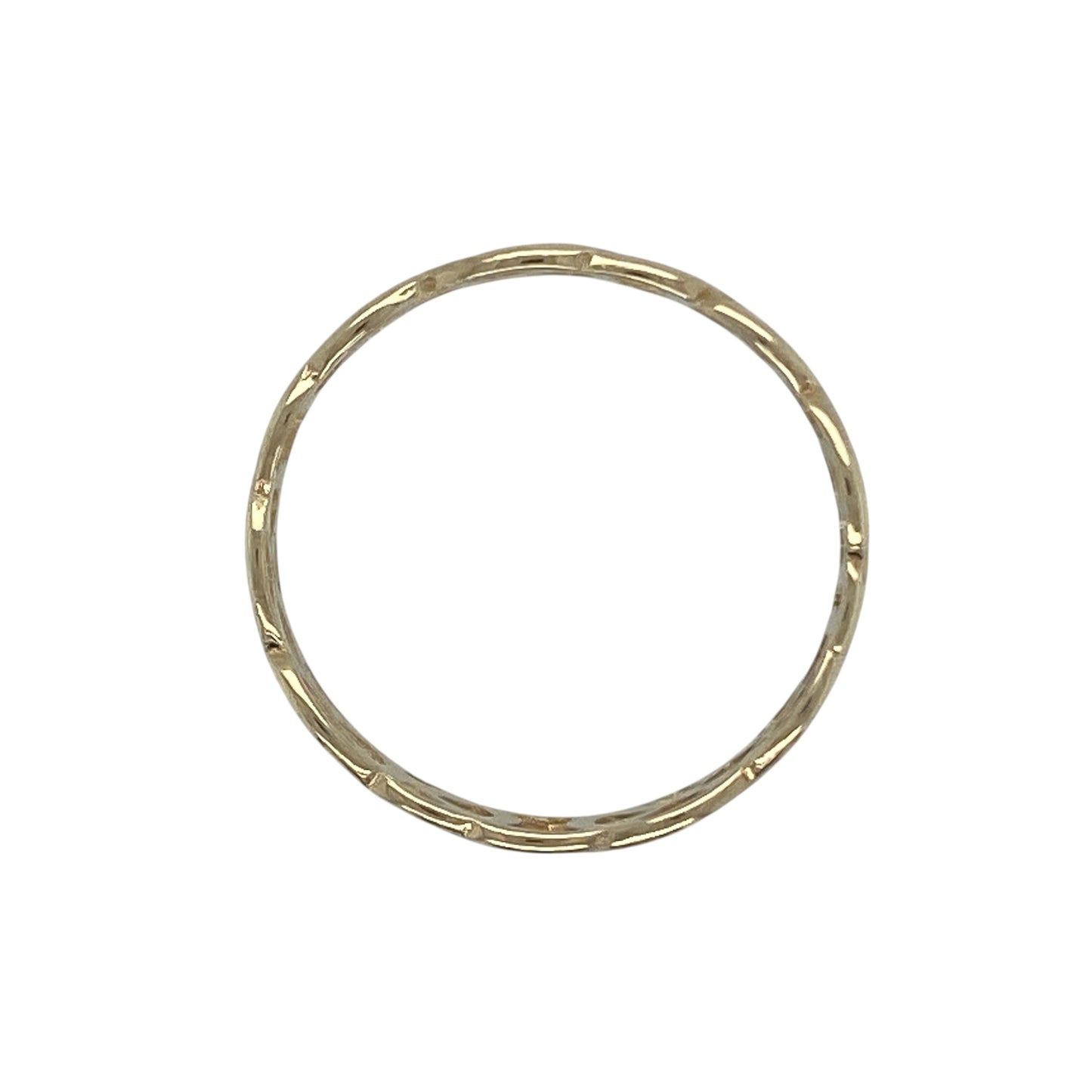 9ct Gold Open Celtic Knot Band Ring