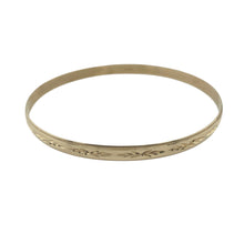 Load image into Gallery viewer, 9ct Solid Gold Patterned Bangle
