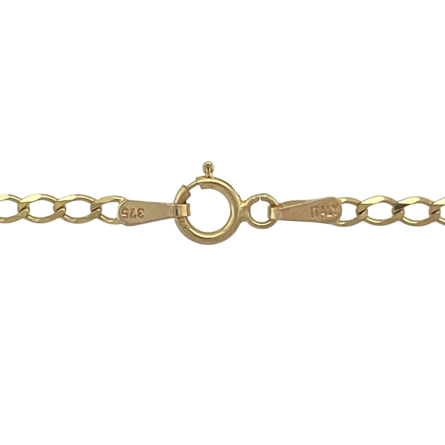 9ct Gold & Jade Heart 18" Necklace