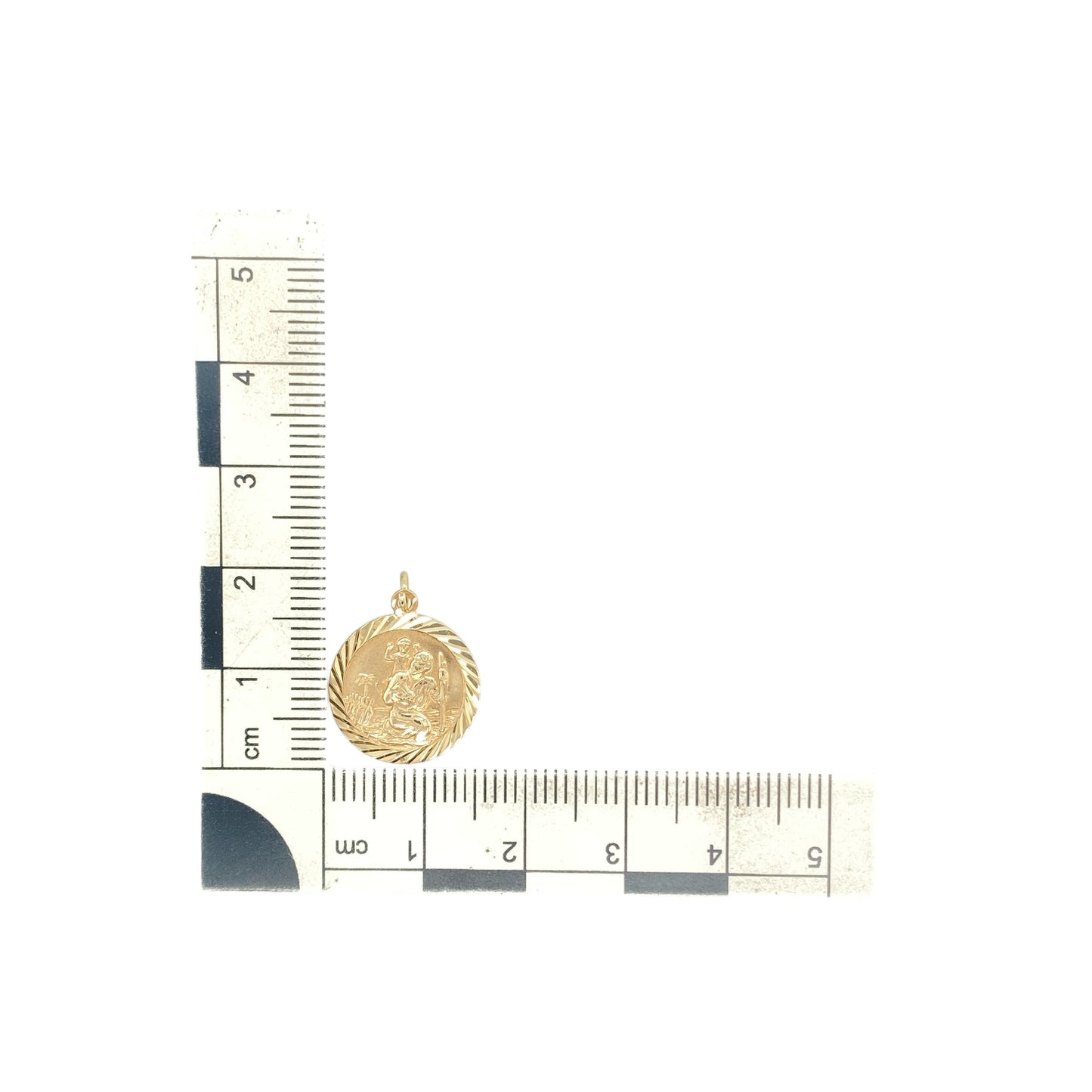 9ct Gold St Christopher Pendant