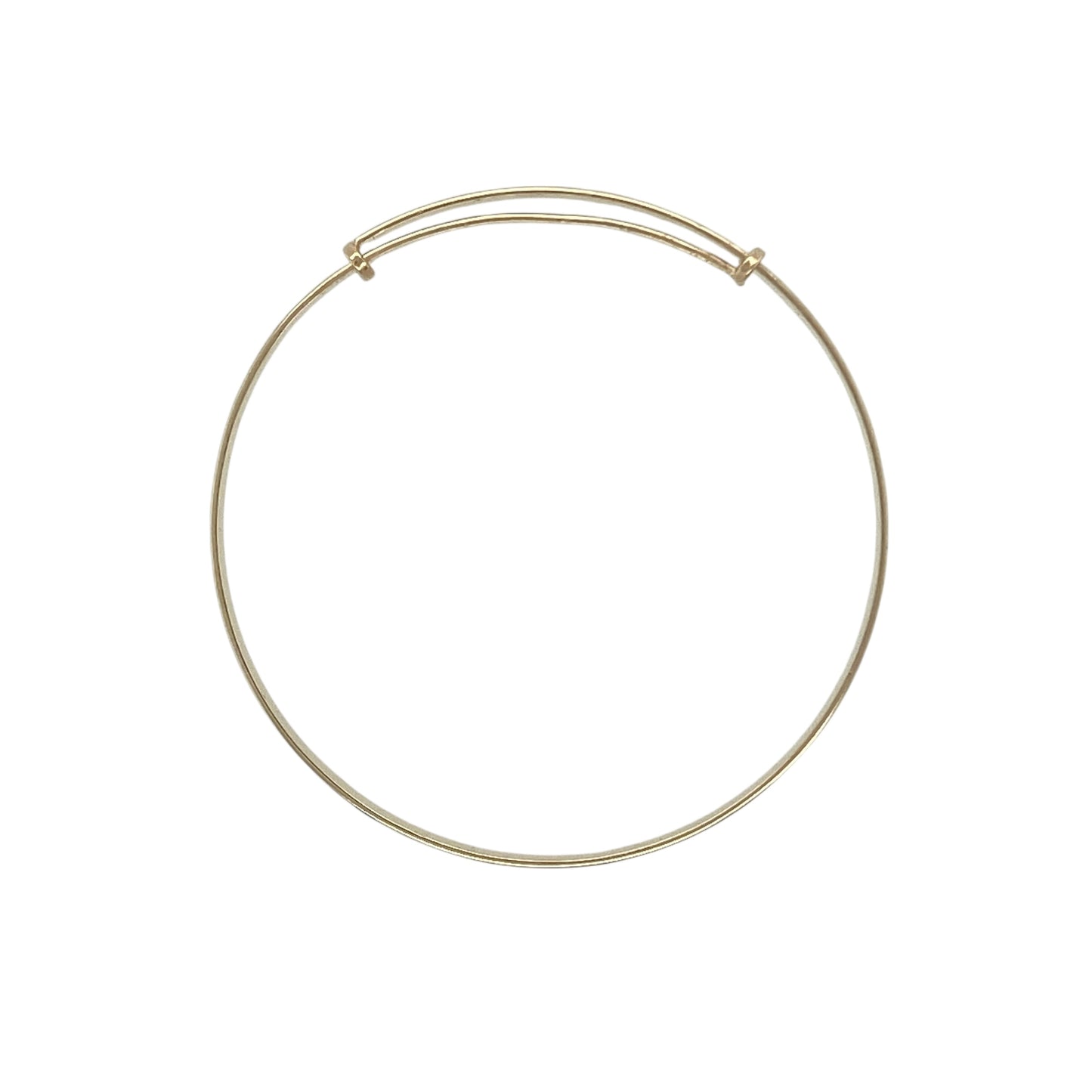 9ct Gold Patterned Expanding Baby Bangle