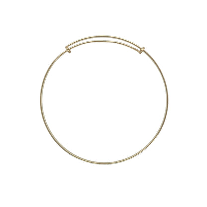 9ct Gold Patterned Expanding Baby Bangle