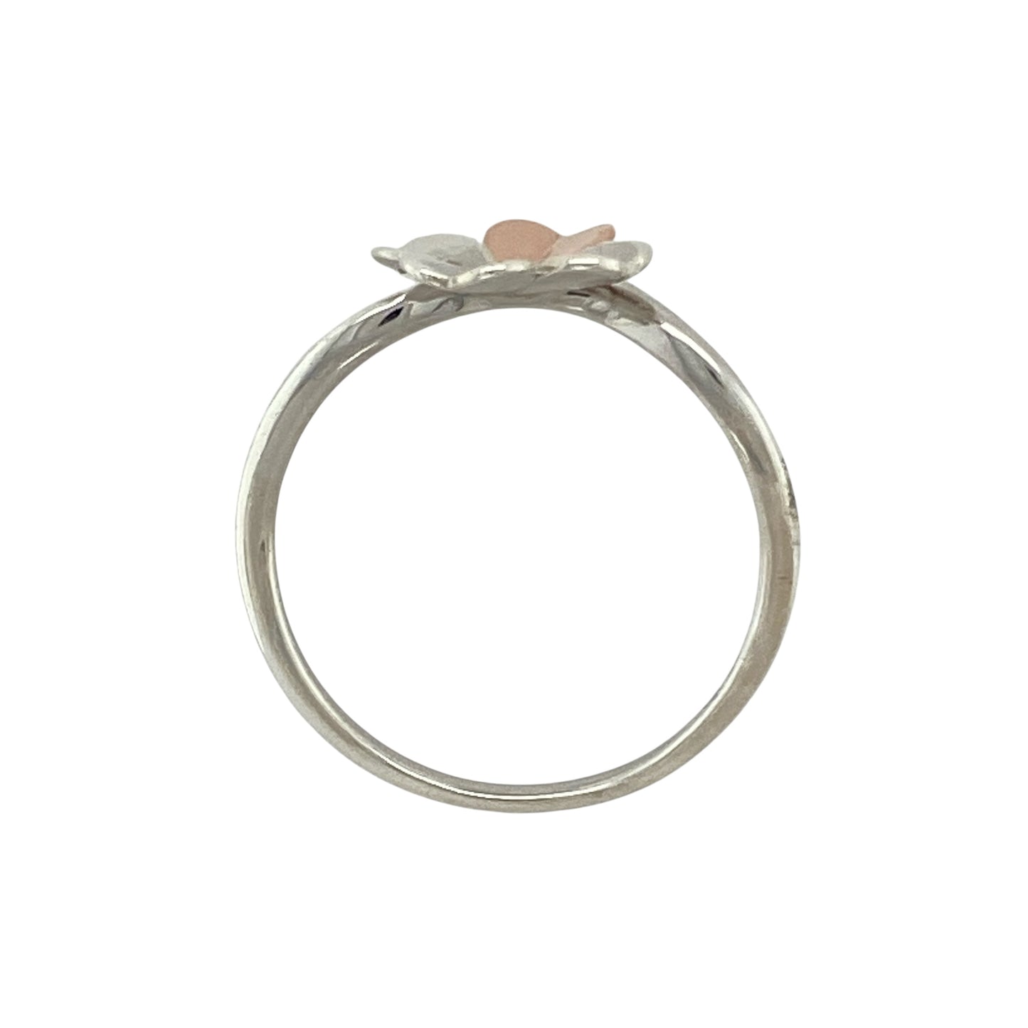 925 Silver & White Topaz Set Clogau Pob Lwc Silver Four Leaf Clover Ring