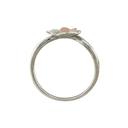 925 Silver & White Topaz Set Clogau Pob Lwc Silver Four Leaf Clover Ring