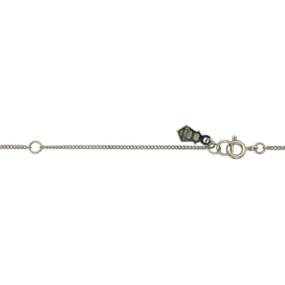 925 Silver Clogau Circular Stone Set 16" - 18" Necklace