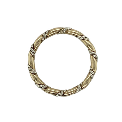 9ct Gold Twisted Band Ring