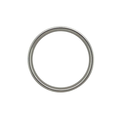9ct White Gold 3mm Flat Wedding Band Ring