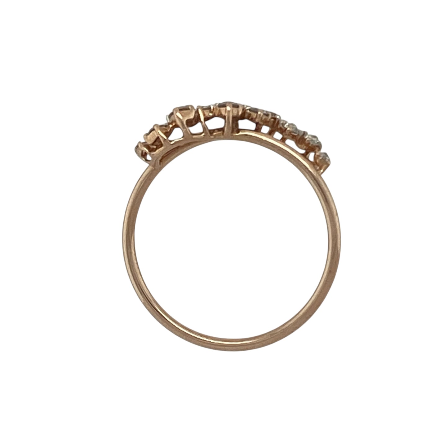 18ct Gold & Diamond Set Scatter Style Band Ring