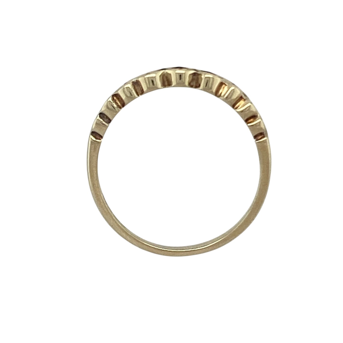 9ct Gold Open Weave Band Ring