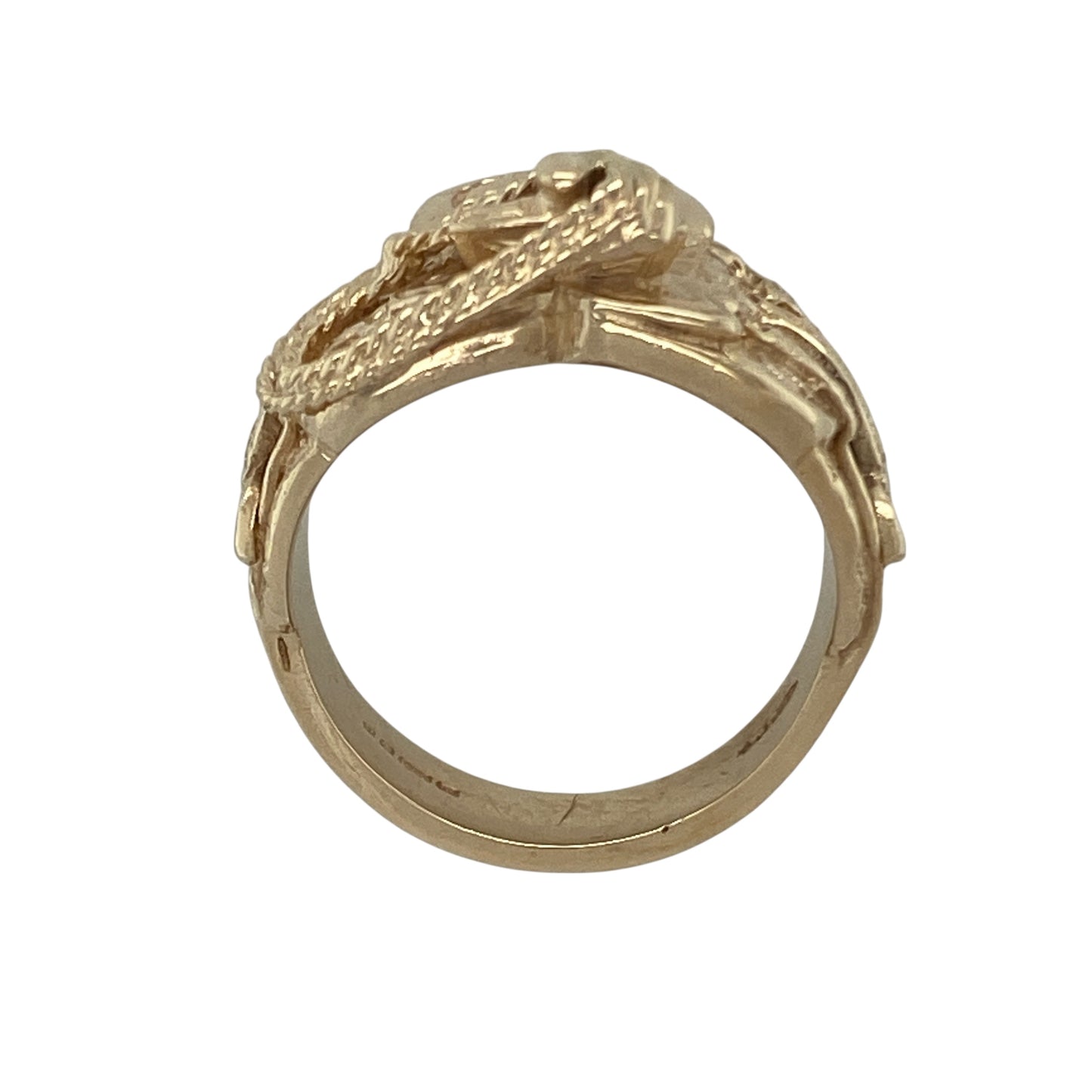 9ct Gold Saddle Ring
