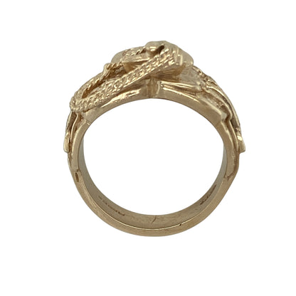 9ct Gold Saddle Ring