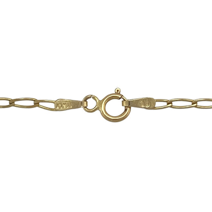 9ct Gold Open Heart 20" Necklace