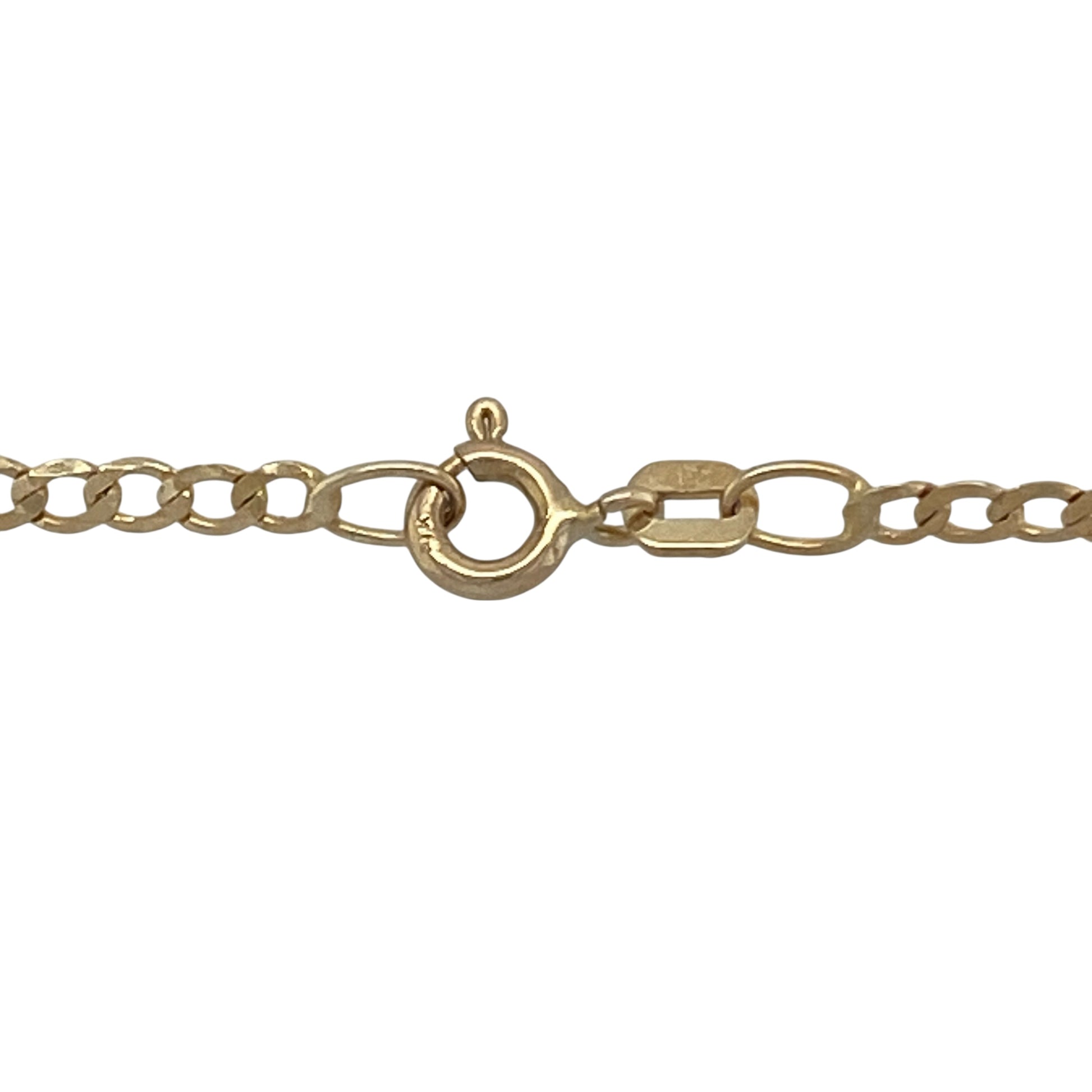 Bring classic style and everyday elegance to your collection with this pre-owned 9ct yellow gold curb chain, a versatile piece perfect for wearing alone or with a pendant.

Design: The chain measures 16 inches in length with links approximately 2.5mm wide, creating a sleek and traditional curb style.
Material: Made from 9-carat yellow gold, the polished finish enhances the warm tone and timeless appeal.