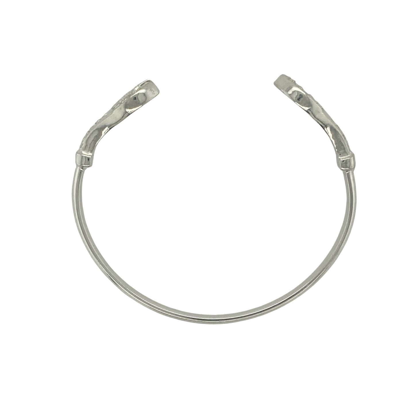 New 925 Silver & Cubic Zirconia Set Spanner Children's Bangle