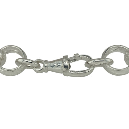 Bring contemporary style and bold detail to your collection with this new 925 solid silver patterned belcher bracelet, a refined design with classic appeal.

Design: The bracelet measures 8.5 inches in length with 11mm wide alternating plain and patterned links, creating a striking contrast and stylish texture.
Material: Made from solid 925 sterling silver, the polished finish enhances the contrast between the smooth and patterned links, giving the bracelet a bright and distinctive appearance.