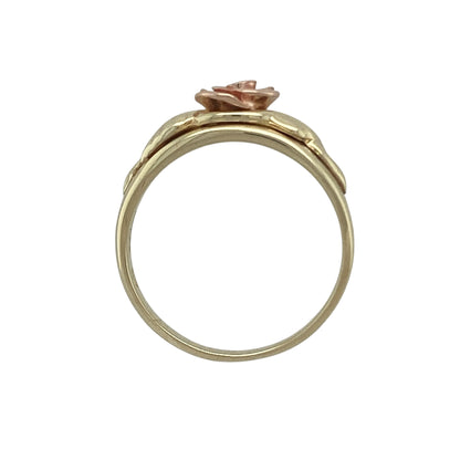 9ct Gold Clogau Rose Flower Ring