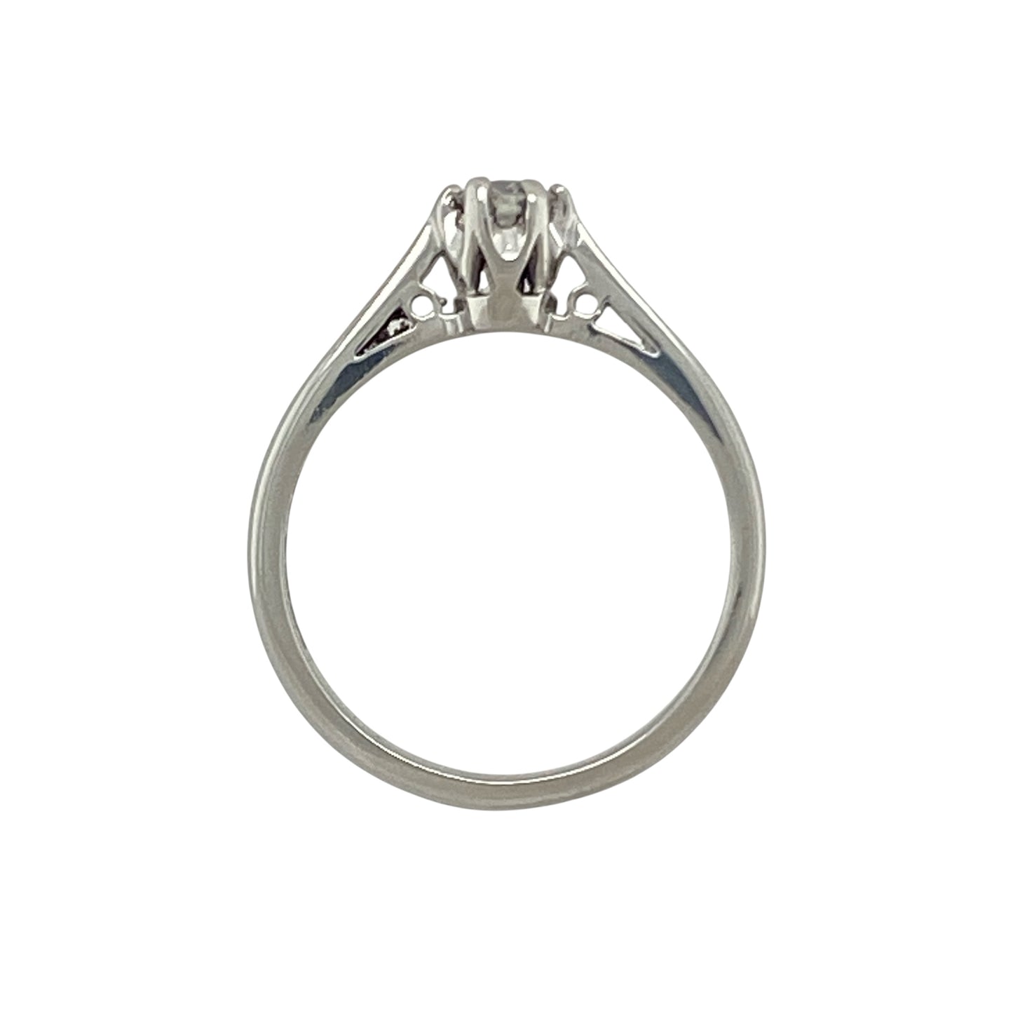 Platinum & Diamond Set Solitaire Ring